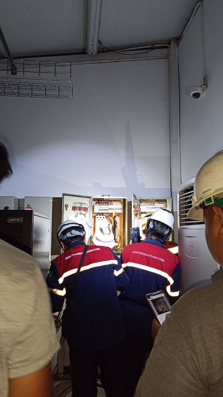 Test commissioning panel lvmdp