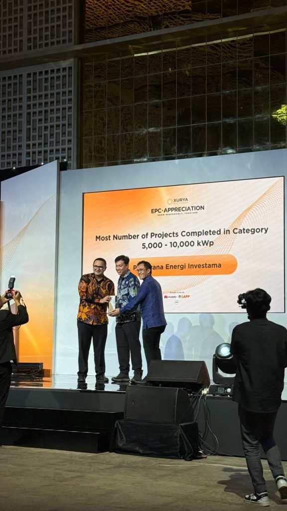 Pt Sarana Energi Investama Receives Recognition At Xurya Epc Appreciation Award 2025 1 Pt Sarana Energi Investama Photo 2026 05 22 07 37 27 - electrical & industrial supplier - system integrator - service & maintenance subcontractor