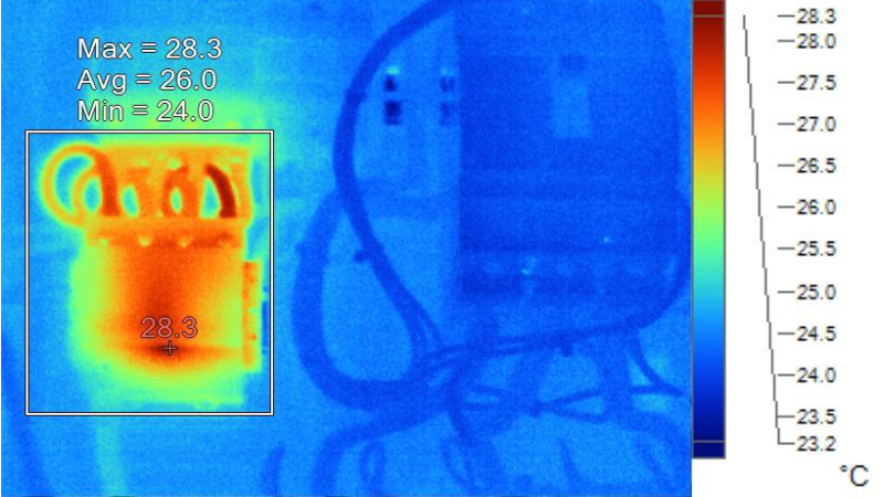 Thermal inspection panel listrik