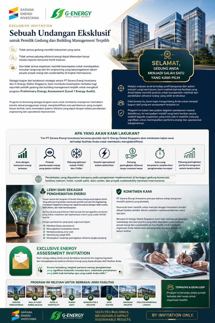 Exclusive energy assessment invitation